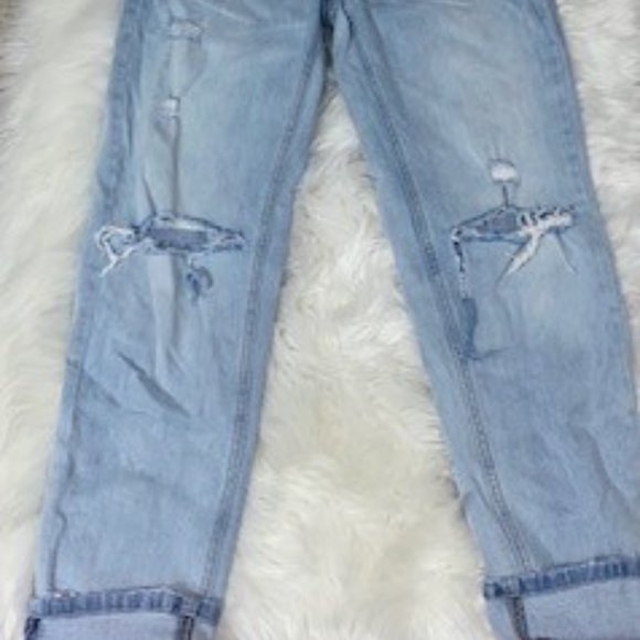 DISTRESS MOM JEANS - Picture 2 of 2